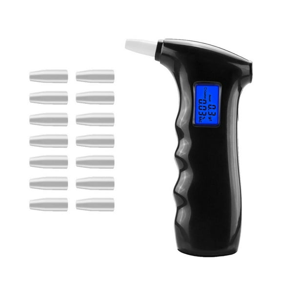 Car Alcohol Breath Tester Meter Breathalyzer Analyzer Detector Kit with Backlight Automobiles Parts Accessories ,Fast and Easy
