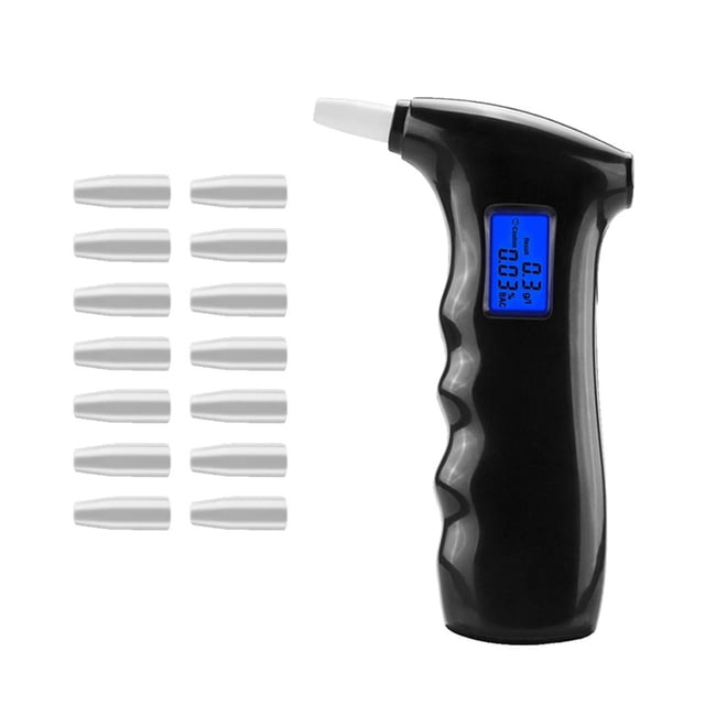 Testeur d'Alcool pour Voiture, Analyseur d'Alcool, Kit de Détecteur avec Rétroéclairage, Pièces et Accessoires Automobiles, Haute Précision