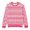 Watermelon Red, variant on Kids Striped Long Sleeve Crewneck Sweatshirt Boys Girls Horizontal Stripe Casual Pullover Top for Daily Home Outdoor Wear(Light Green,13-14 Years)