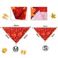 thumbnail image 3 of Pet Saliva Towel Supplies Decoration Thanksgiving Pattern Triangle Towel Dog Scarf Pet Neckerchief Scarf Harvest Bibs, 3 of 9