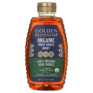 Aunt Sue's Raw Wild Natural Honey, 16 oz. Squeeze Bottle, Marinade