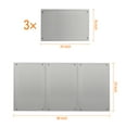 thumbnail image 4 of LUGO® 3PC Pegboard Wall Organizer Panels 24"x16", Gray, 4 of 5