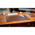 thumbnail image 2 of Chocolate Brown Leather 22 x 14 Desk Pad, 2 of 4