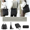 thumbnail image 6 of Men's Tote Bag Laptop A4 Shoulder Bag Nylon Messenger Bag Crossbody Purse Waterproof for Business Travel Work Outdoor, 6 of 7