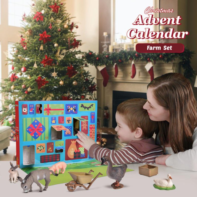 Fun Little Toys Advent Calendar 2022 for Kids 24 Days Christmas