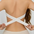 thumbnail image 4 of Ahabrexf Womens Bras Comfortable, Solid Color Strapless Bra Side Buckle Tube Top Underwear, 4 of 8