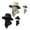 2PCS Black+Khaki, variant on 2026 New Breathable Fisherman Hat with Detachable Face Mask, Fishing Hats for Men Sun Protection Face Cover Adjustable Unisex