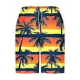 thumbnail image 4 of Xysaqa Big & Tall Mens Swim Trunks Novelty Tropical Printed Swimming Board Shorts Swimwear Hawaiian Beach Holiday Party Summer Bathing Suits with Pockets & Elastic Waist 3X 4X 5X Clearance, 4 of 5