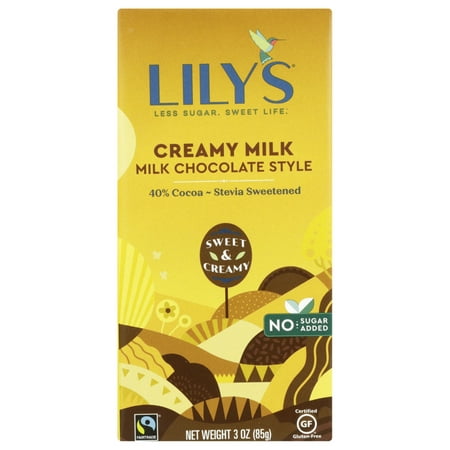 Lily's Creamy Milk Chocolate Style Bar - 3oz