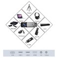 thumbnail image 2 of T6 3500ANSI Lumens 1080P LCD Mini Theater Projector, Standard Version, AU Plug, Standard Version AU Plug, 2 of 10