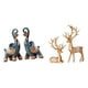 thumbnail image 1 of 2 estatuas de europeo, escultura moderna de reno de resina, artesanía coleccionable para escritorio, decoración de oficina, 1 of 8