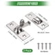 thumbnail image 3 of Uxcell 1-Pack Flip Latch Puerta, Cerradura de Ángulo Recto de 2.4 Pulgadas, Cerraduras Deslizantes de 90 Grados para Puerta de Granero [Plata], 3 of 7