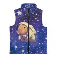 thumbnail image 4 of Garronmavis Space Capybara Kids Vest 4T Wind Proof Winter Lightweight Sleeveless Fleece Jacket with Pocket Comfortable Boys Zippered Vests Versatile Fall Outfits Fashion Clothing, 4 of 7