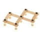 thumbnail image 4 of Estante de pared para casa de muñecas, estante de pared plegable retráctil en miniatura, accesorios para muebles de casa de muñecas, 4 of 9