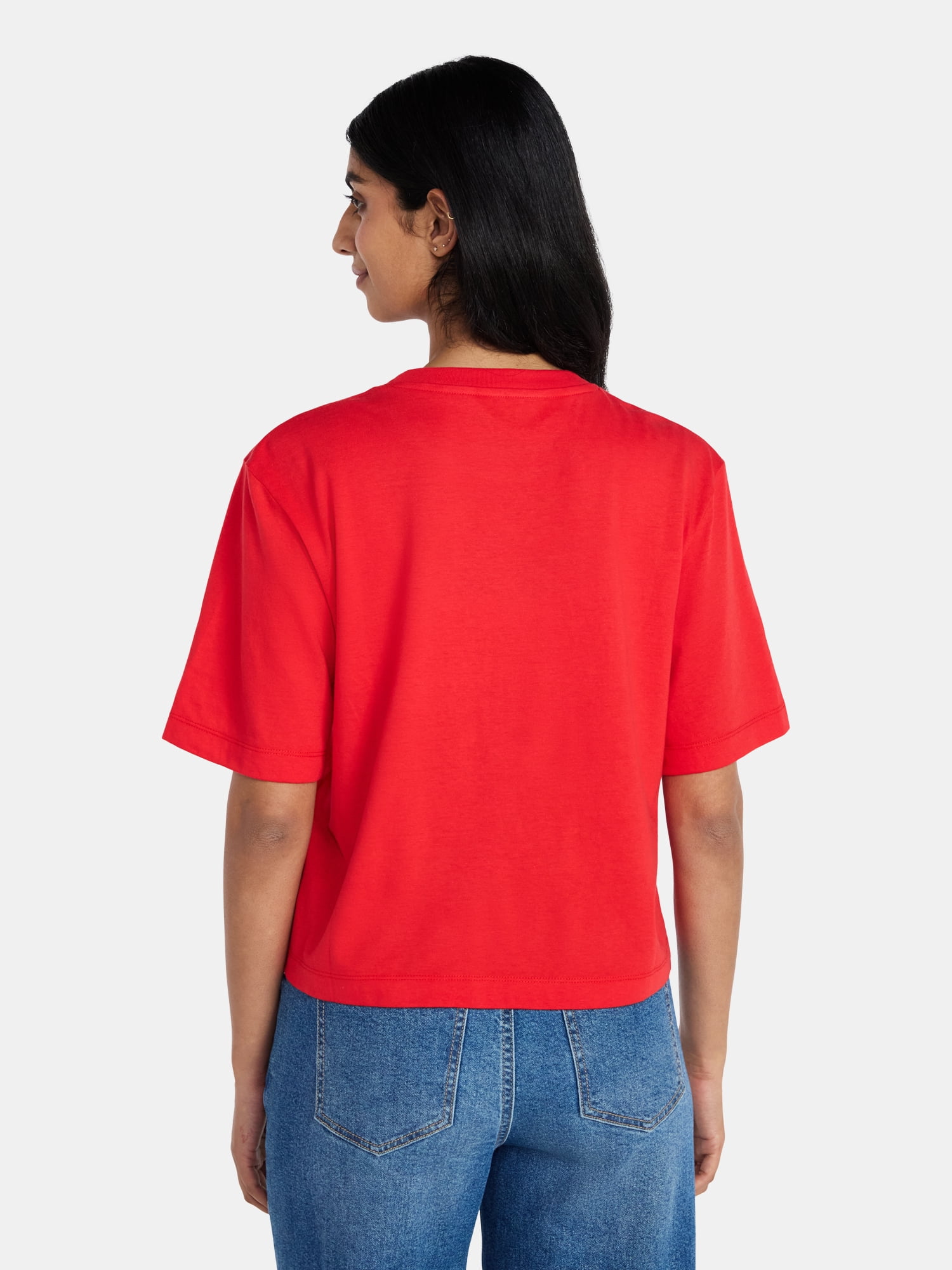 Coca-Cola Women's Boxy Graphic Skimmer Tee, Sizes XXS-XXL
