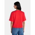 thumbnail image 3 of Coca-Cola Women's Boxy Graphic Skimmer Tee, Sizes XXS-XXL, 3 of 5