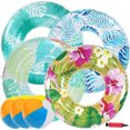 thumbnail image 1 of 8PCS Fruta Piscina Flotadores, inflables para alberca, Círculo de Natación de la Selva Tropical, flotadores para alberca, Juguetes de Fiesta de natación en la Playa, 1 of 4
