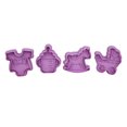 thumbnail image 1 of VALINK 2 Pcs Cartoon Cute PP Mold Set for Cookie Making Decorating Fondant Cake Tool, 1 of 7