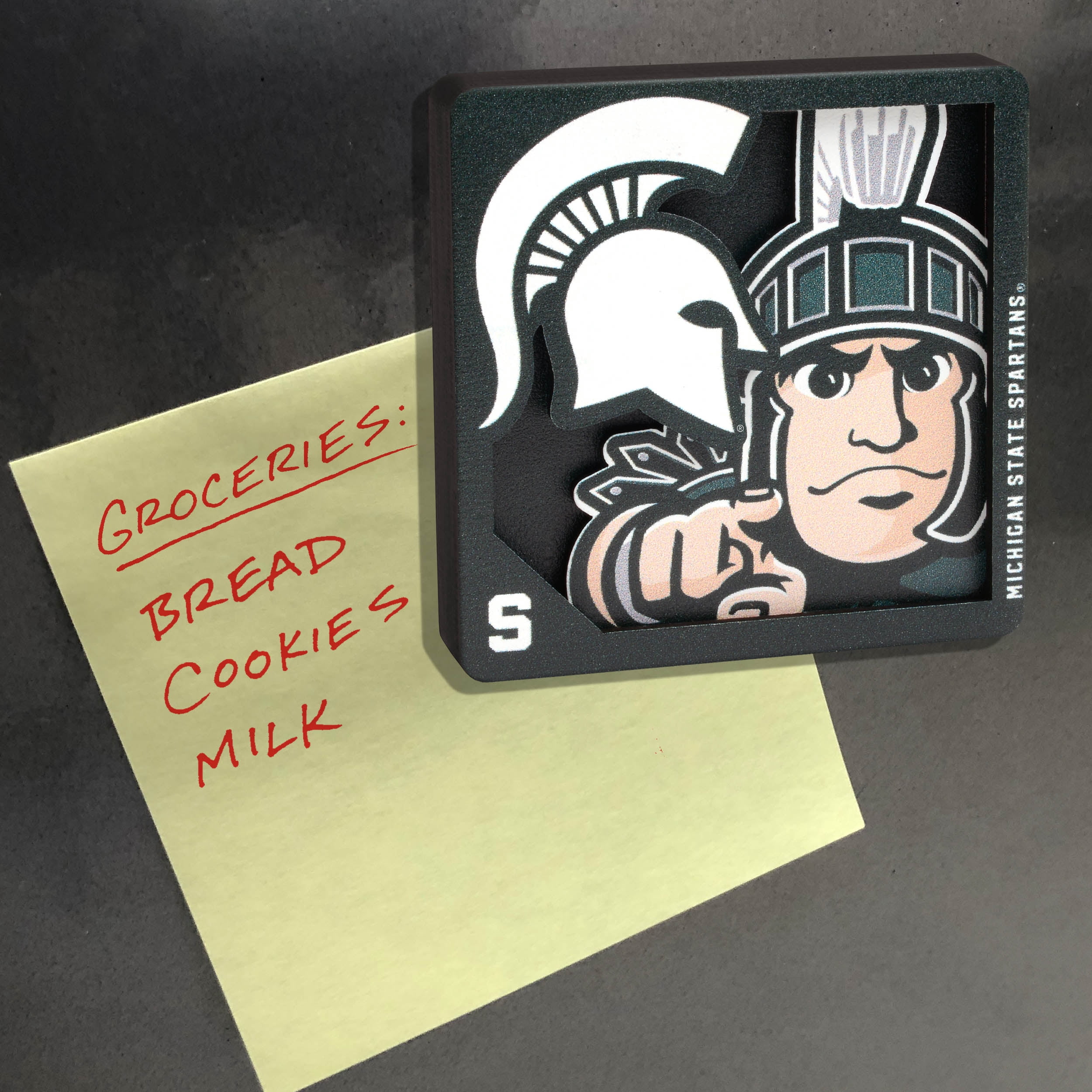 YouTheFan NCAA Michigan State Spartans 3D Logo Series Magnet