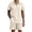 Off-White, variant on Colsmile Men's 2-Piece Summer Outfit Set - Textured Quarter-Zip Polo Shirt & Drawstring Shorts, Casual Vacation Summer Set