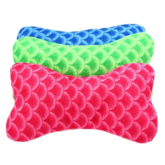 Red Bone Stuffed Squeaky Plush Toy