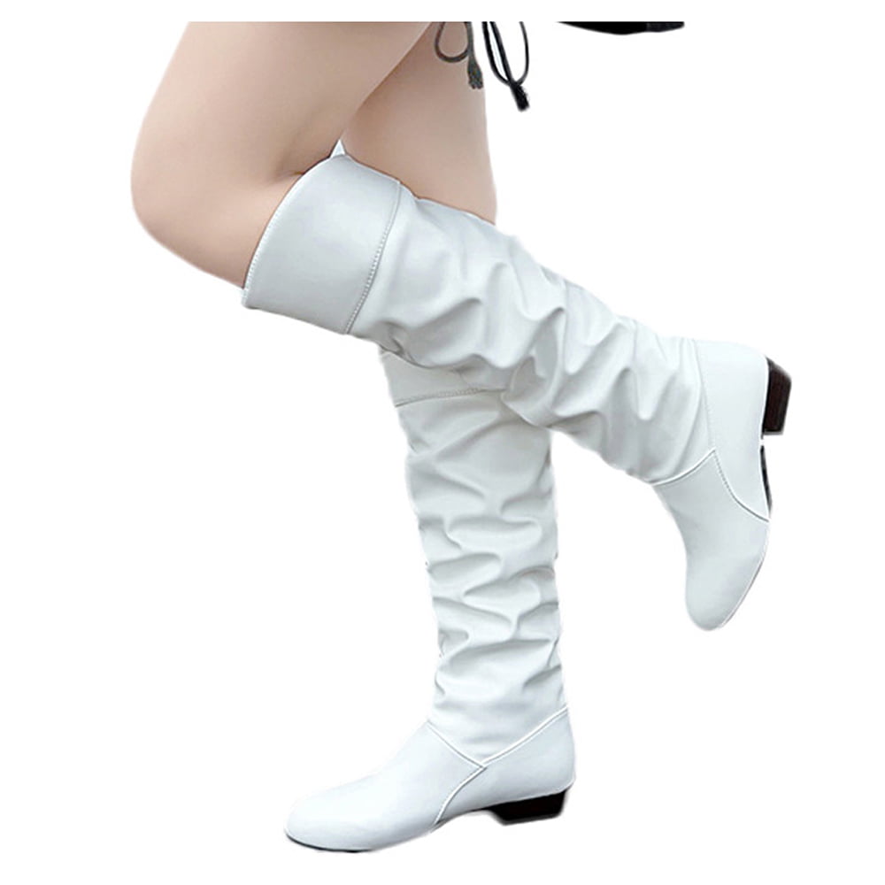 Details about   Stretchy Sock Women's Ankle Boots Chelsea Shoes Square Toe High Heels Back Zip 