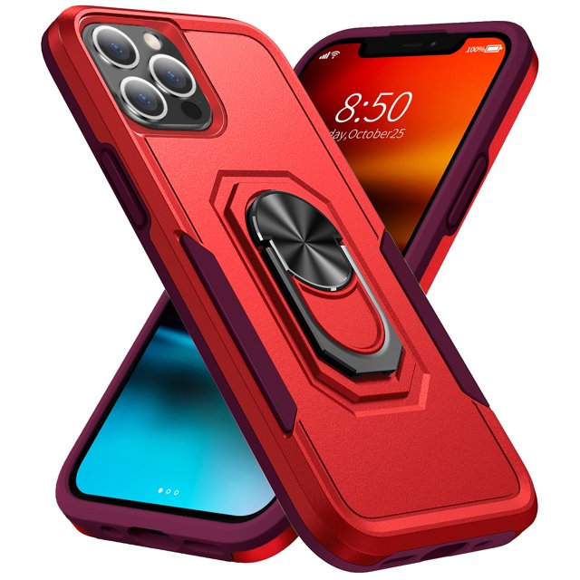 Protect Your iPhone 13 with This Heavy-Duty Shockproof Case - Includes Ring!