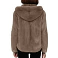 thumbnail image 6 of yillto Women Plus Size Fleece Coat Full Zip Sherp Fuzzy Soft Warm Fall Winter Outwear Plush Jackets M-5XL, 6 of 6