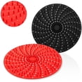 thumbnail image 1 of Reusable Air Fryer Liners with Raised Silicone | Patented Product | BPA Free Non-Stick Silicone Air Fryer Mats | Air Fryer Silicone Tray Accessories | 2 Size Options \u2013 8 Inch Round, 1 of 7