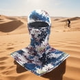 thumbnail image 2 of Sun Protective Scarf UPF 50+ Breathable Mesh Print for Women Men Outdoor Daily Use, 2 of 3