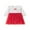 Red, variant on Little Girl Long Sleeve Tutu Dress Cotton Casual Applique Tulle Dresses Tollder Kids A-line Christams Party Dress