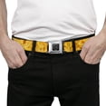 thumbnail image 3 of Buckle-Down Belt, Seatbelt Buckle Belt, Mac Cheese Vivid, Youth 22 to 32 Inches, 3 of 9