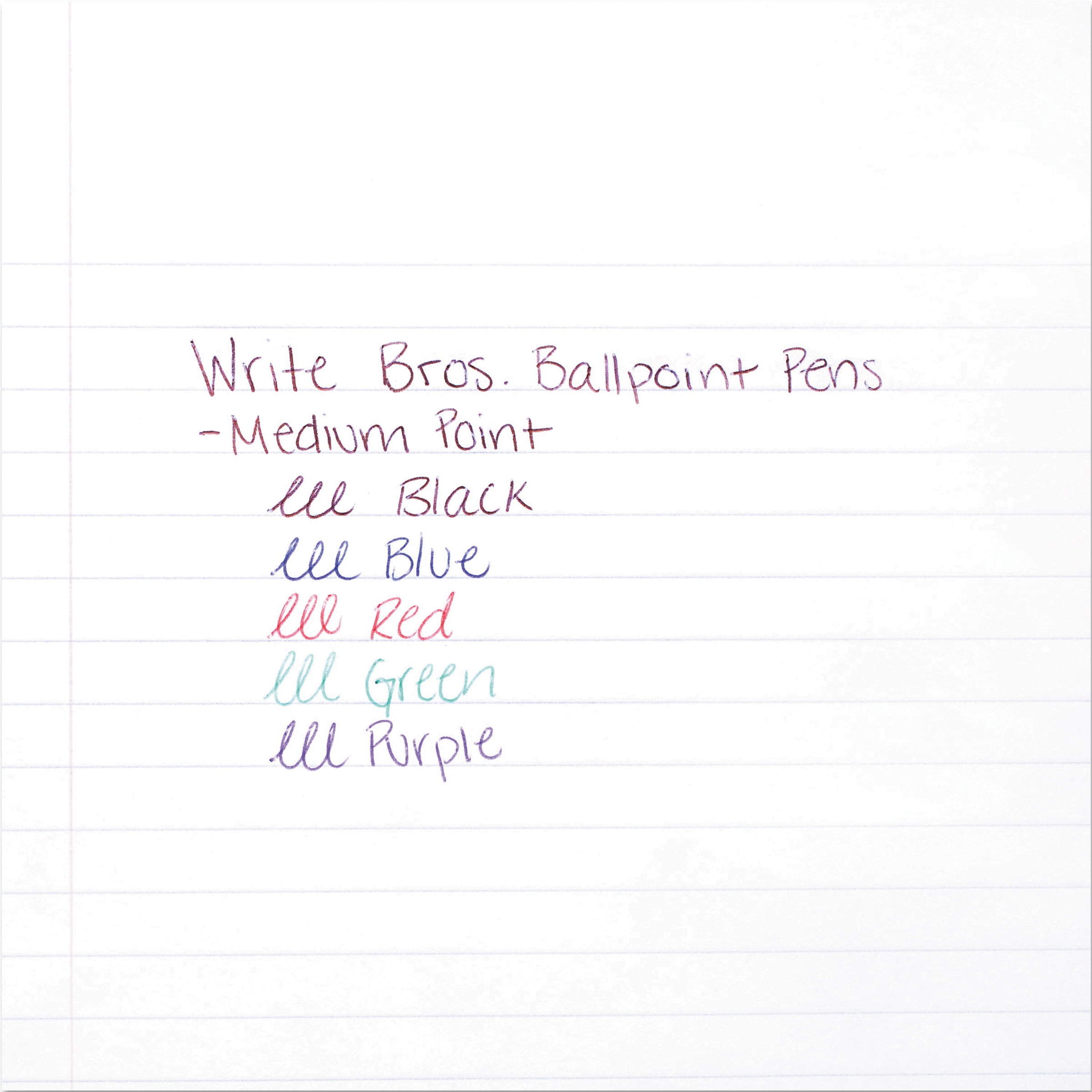 Paper Mate Write Bros 1.0 3331131C Black Ballpoint Pens, Medium Point, 2  Dozen