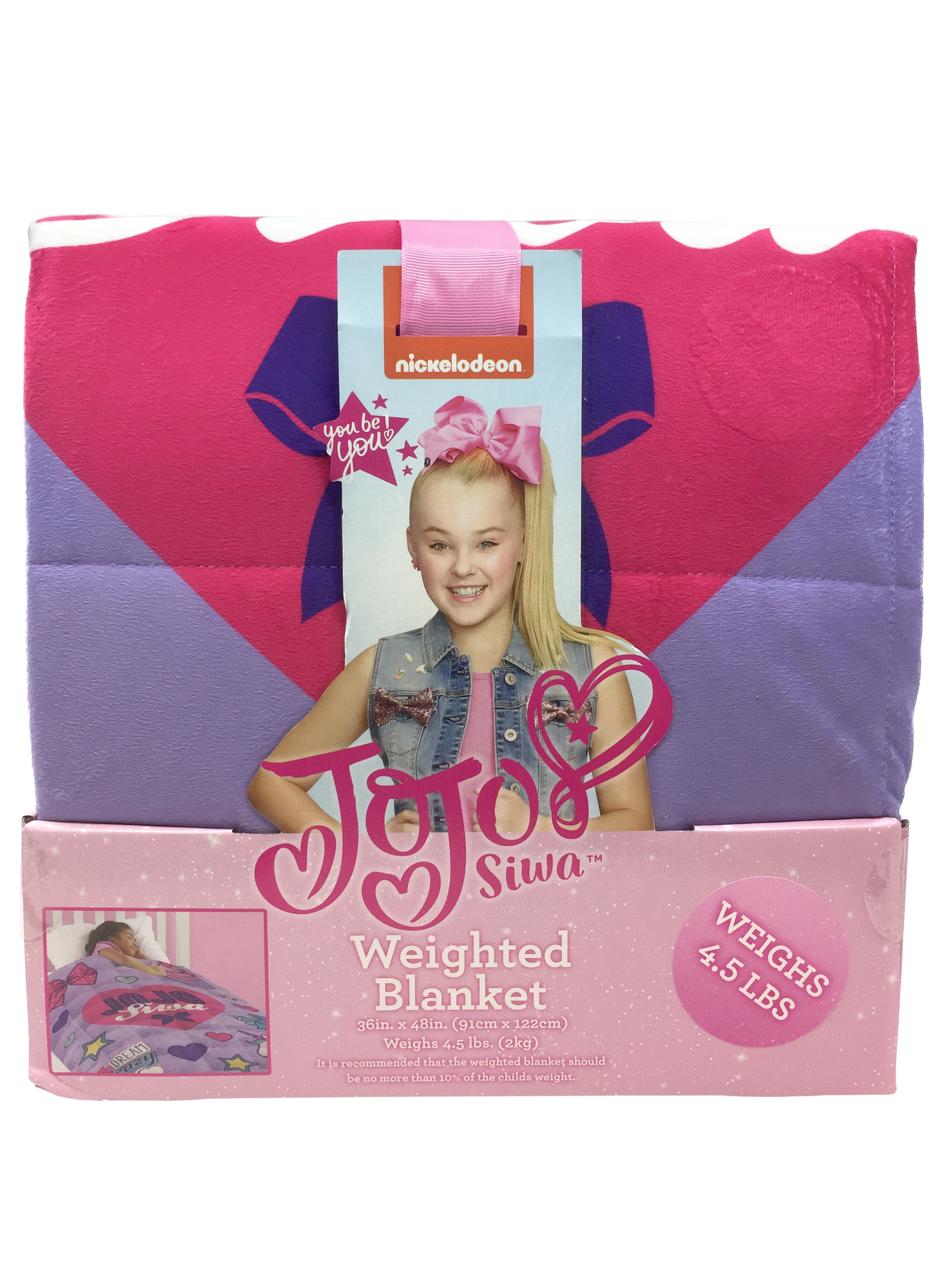 Jojo Siwa Weighted Blanket, 4.5 lb, 36" x 48" - image 3 of 3