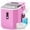 Pink, variant on EUHOMY Ice Maker Portable Countertop 26 lbs/24H with Self-Cleaning, 9 Bullet Ice in 6 Min, Red
