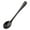 Black, variant on WUXIAB 2.95-Inch Mini Coffee Spoons,304 Stainless Steel Sugar Demitasse Espresso Teaspoons,Long Handle Spoon,Mixing Spoons,Dessert Spoons,Table Spoon,Dining Spoon(8 Color-Round Spoons)Silver