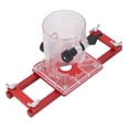 thumbnail image 1 of Base de enrutador de Palma de Madera, Soporte de Ranura Enrutador de aluminio Portátil Portátil Preciso Ajustado versáil para Trabajar la Madera, 1 of 7
