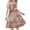 Brown, variant on 13-14 Years Girl's Dresses Cotton Sleeveless Tiered Swing A-Line Cute Midi Casual Sundress
