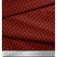 thumbnail image 2 of Soimoi Poly Georgette Fabric Hexagon Shirting Printed Fabric 1 Yard 52 Inch Wide, 2 of 3