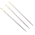 thumbnail image 1 of 3 Pieces 6.9 cm Steel Large Eye Needles Yarn Self Threading Hand Sewing Knitting, 1 of 7