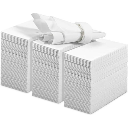 200 Linen Feel Guest Towels Disposable Cloth Like Hand Napkins Soft and Absorbent