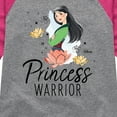 thumbnail image 3 of Disney - Mulan Princess Warrior  - Toddler & Youth Girls Raglan Graphic T-Shirt, 3 of 5