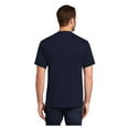 thumbnail image 2 of Port & Company Men's Classic Fit Tall Essential Cotton T-Shirt Deep Navy 4X-Large Tall, 2 of 6
