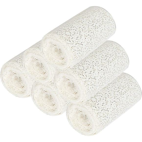 Plaster Paris Bandage - 6 Rolls of Skin-Friendly Modeling Bandages for Home Crafts