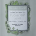 thumbnail image 6 of Colonial Candle Classic Eucalyptus Mint Scented Jar Candle, 2 Wick, 19 oz, 120 Hours Burn, Water, 6 of 7