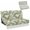 Green Leaves, variant on FOR U DESIGNS Tropical Hibiscus Monstera Print RV Couch Covers for Folding Sofa Bed 2 Piece Washable Non-Slip Jackknife Sofa Slipcovers Wrinkle-Free Easy to Install Camper Furniture Cover