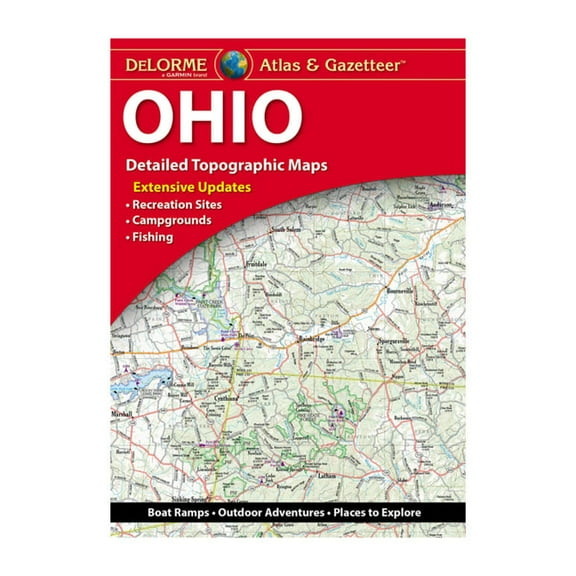 Delorme Atlas & Gazetteer: Ohio, (Paperback)
