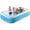 Blue, variant on 2025 Upgrade Inflatable Pool for Kids and Adults-120"*72"*22" Full-Sized Inflatable Swimming Pool Leakproof Blow Up Above Ground for Backyard Outdoor Garden Summer Water Party Pink