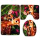 thumbnail image 1 of ABPHQTO Lindo gato en canasta Juego de alfombras de baño de 3 piezas Alfombra de baño Alfombra de contorno y tapa de inodoro ABPHQTO Cont-CHAPPLE-35564, 1 of 2