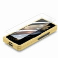 thumbnail image 4 of Allytechgroup Galaxy Z Fold 6 Case with Screen Protector, Slim Fit Full Body Shockproof Anti-Scratch Anti-Fingerprint Bumper Drop Proof Phone Case Cover for Samsung Galaxy Z Fold 6, Yellow, 4 of 6